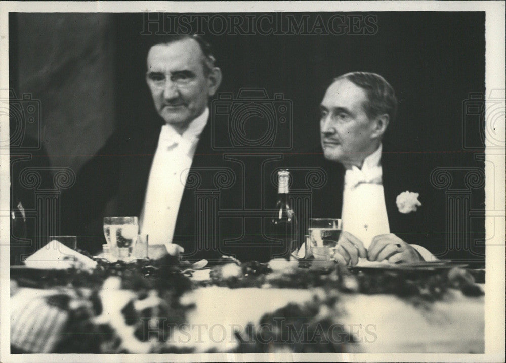 1932 Press Photo J FOley J Gerard Jefferson Day DInner - Historic Images