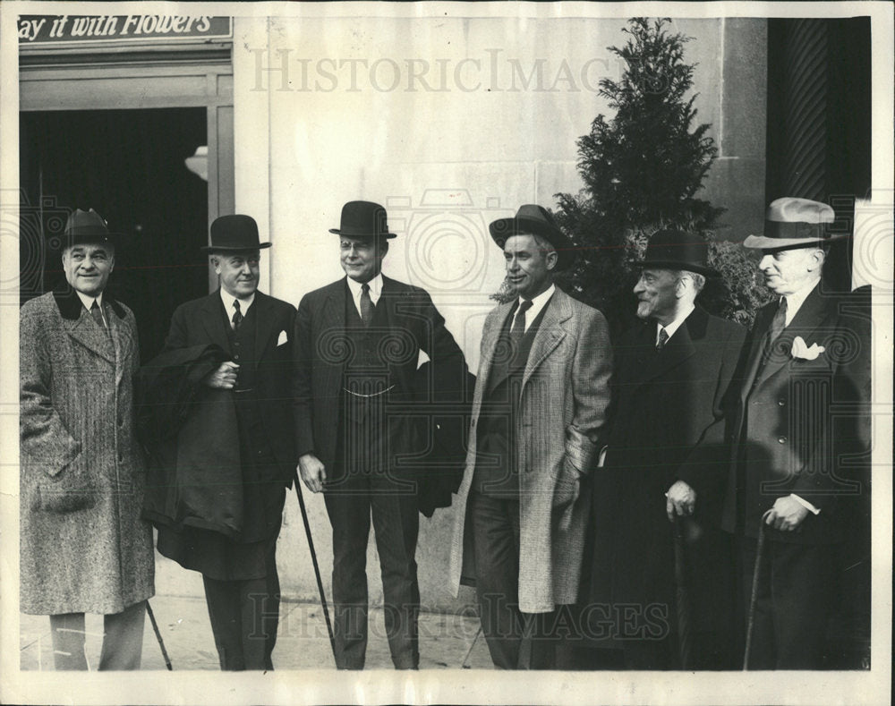 1928 Press Photo Jackson Day Dinner Attendees - Historic Images