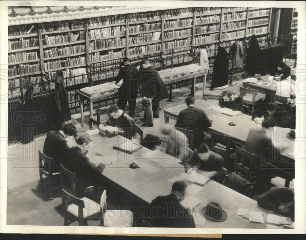 1932 Press Photo St. Genevieve&#39;s Library Sorbonne Paris - Historic Images