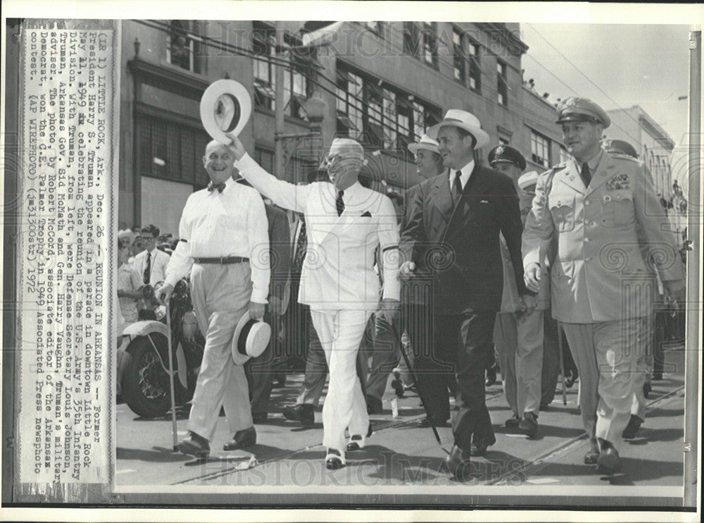 1973 Press Photo Former President Harry Truman Rock May - Historic Images