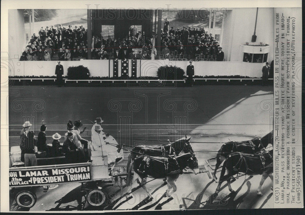 1949 Press Photo HARRY S. TRUMAN PRESIDENT US - Historic Images