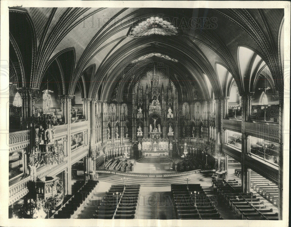 1939 Press Photo OLD NOTRE DAME CHURCH - Historic Images