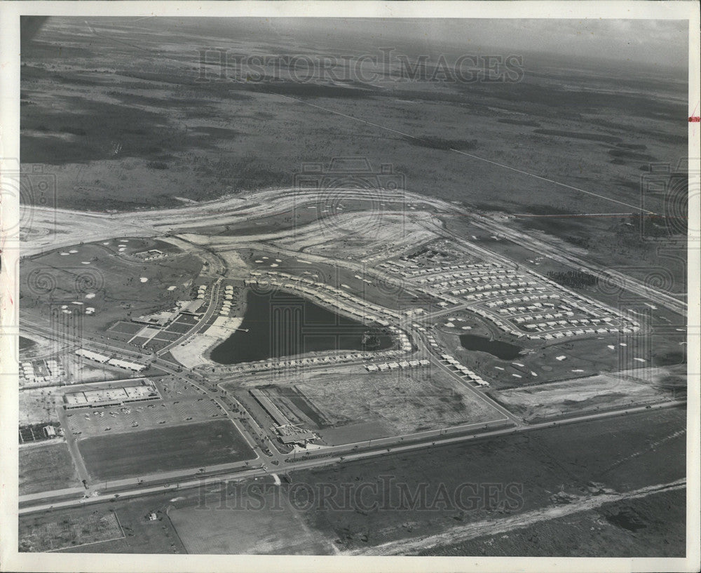 1962 Press Photo Del Webb&#39;s Sun City development - Historic Images