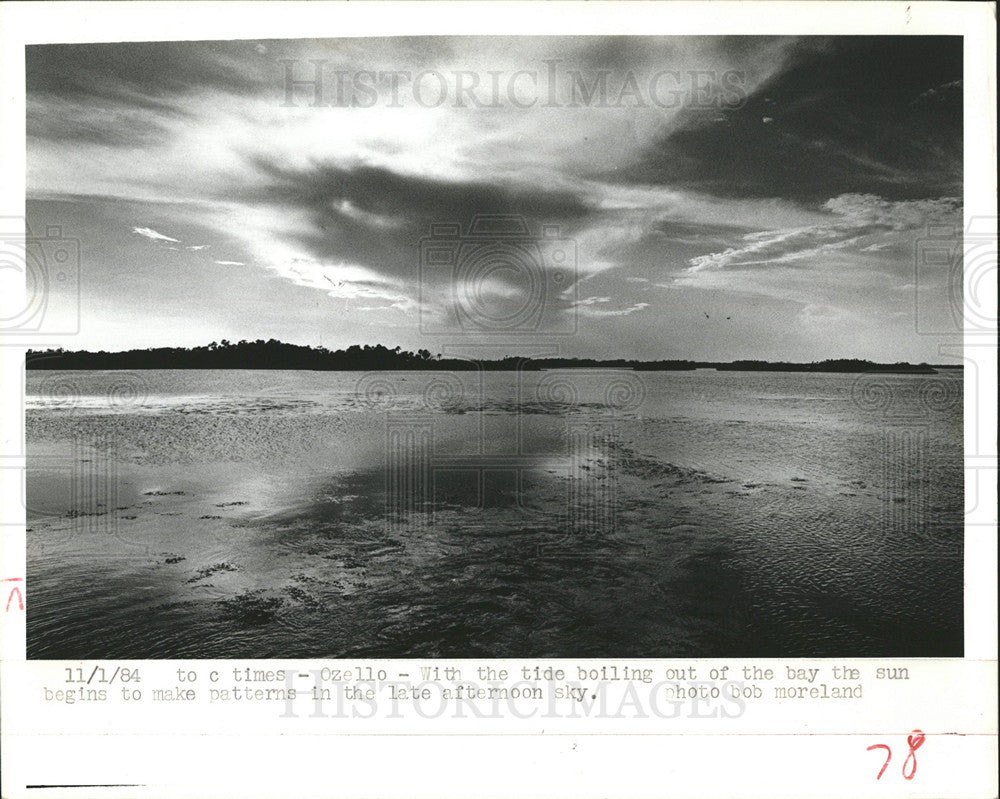 1984 Press Photo SUN SEA COAST OZELLO - Historic Images