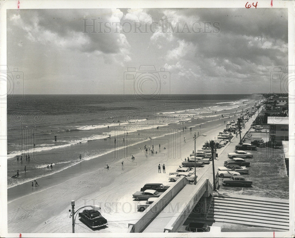 1961 Press Photo Ocean Boulevard Boardwalk Jacksonville - Historic Images