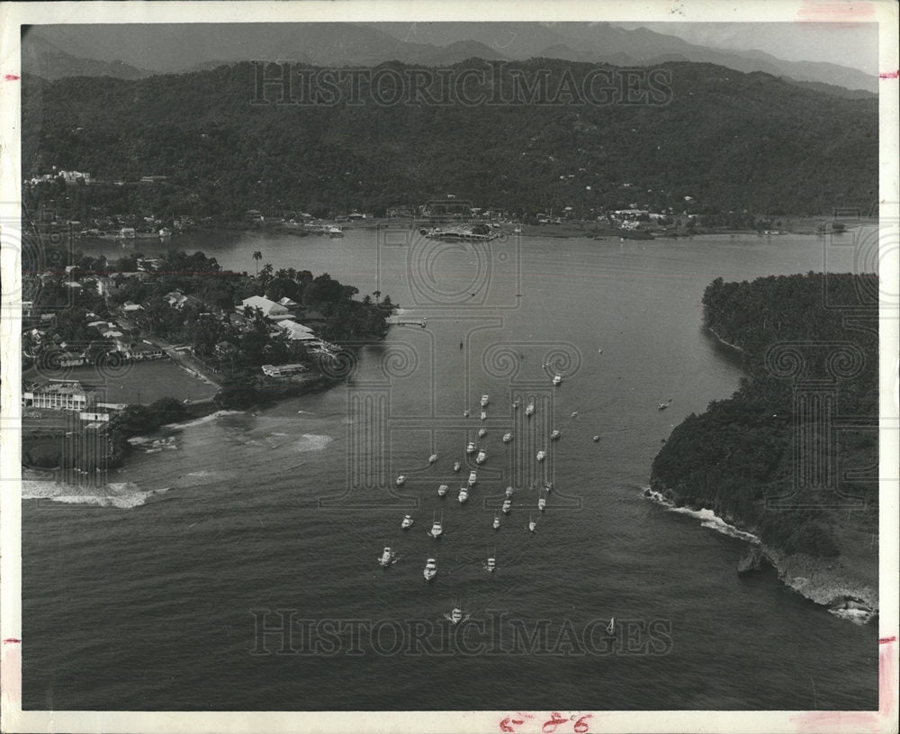 1965 Press Photo Fleet of fishing boats,Jamaica - Historic Images