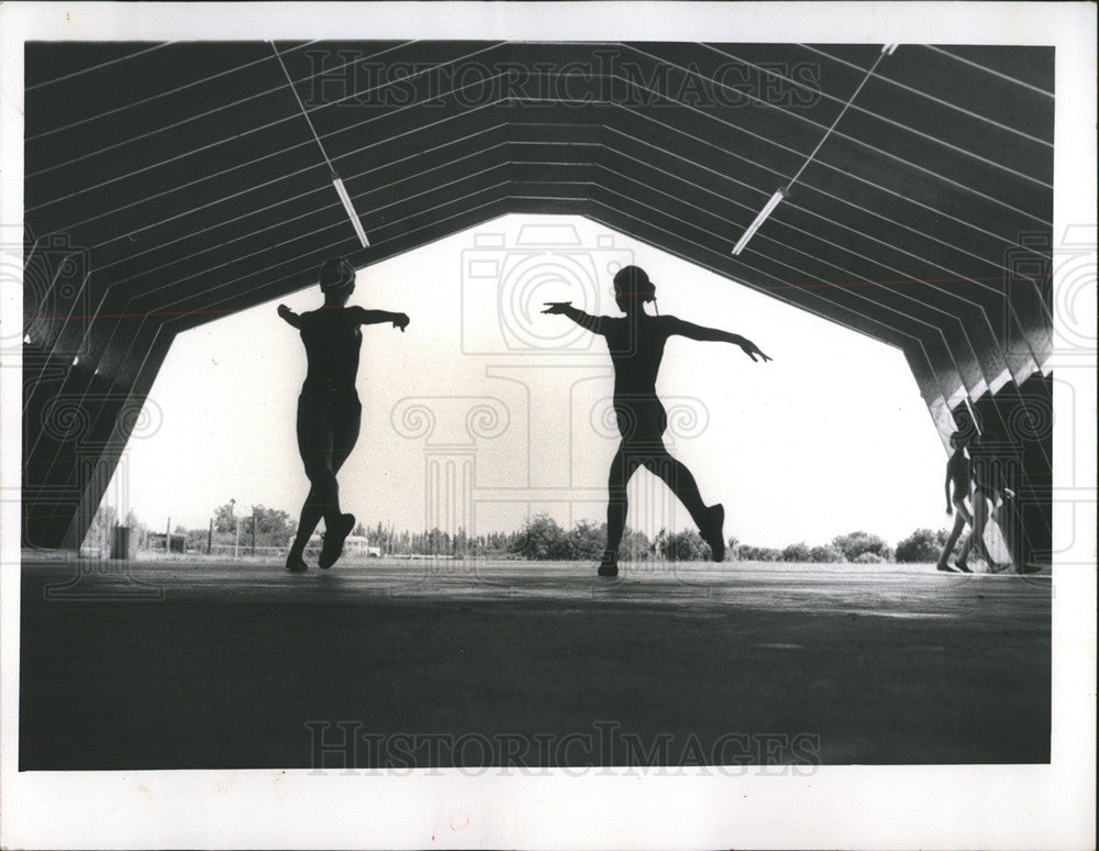 1970 Press Photo Jazz Ballet Classes Florida - Historic Images