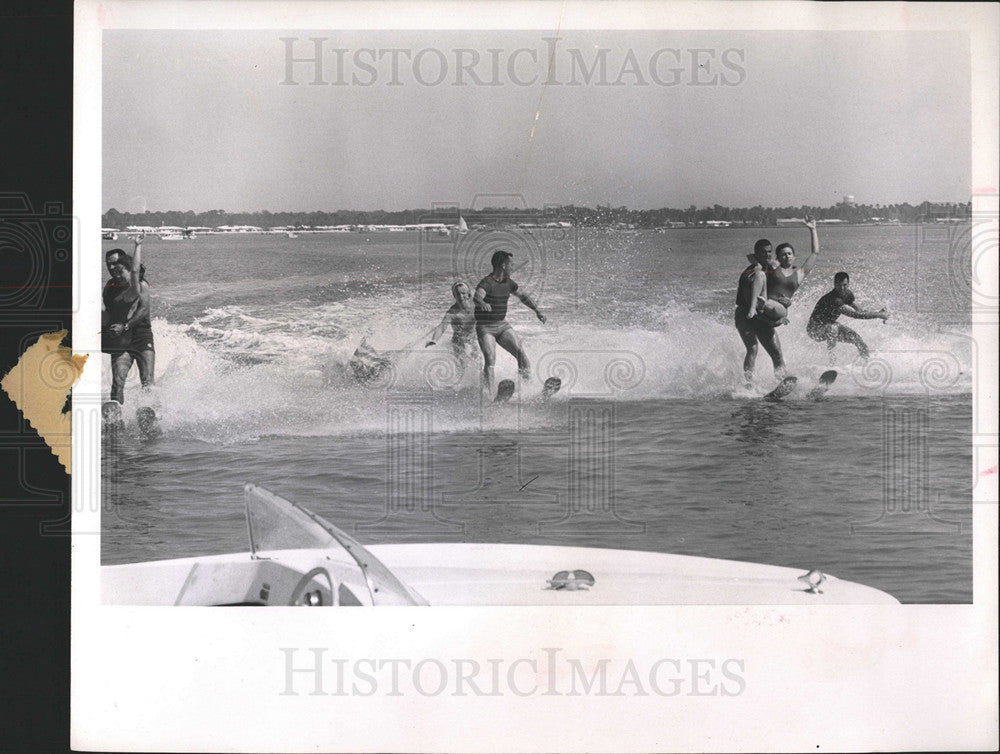 1966 Press Photo Dunedin Youth Festival Water Events - Historic Images