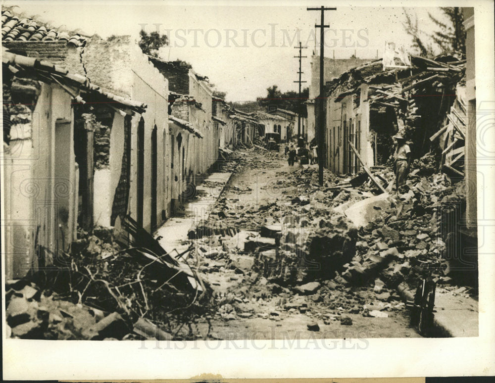 1942 Press Photo Earthquake Mexico - Historic Images