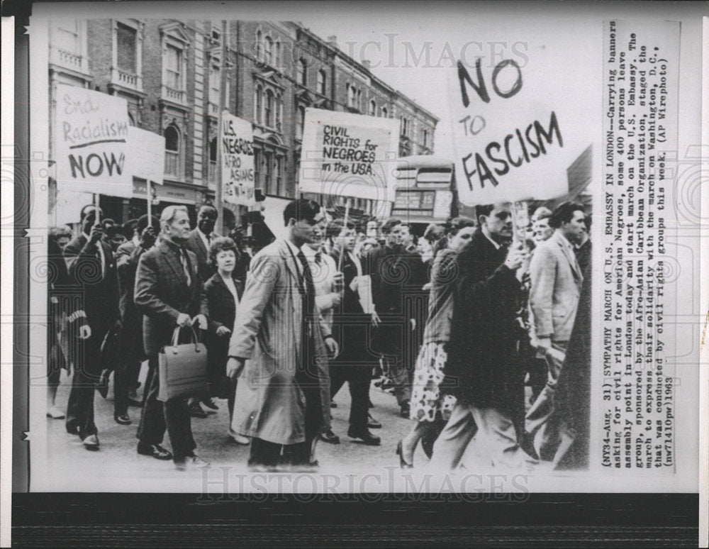 1963 Press Photo Afro-Asian Caribbean Organization - Historic Images