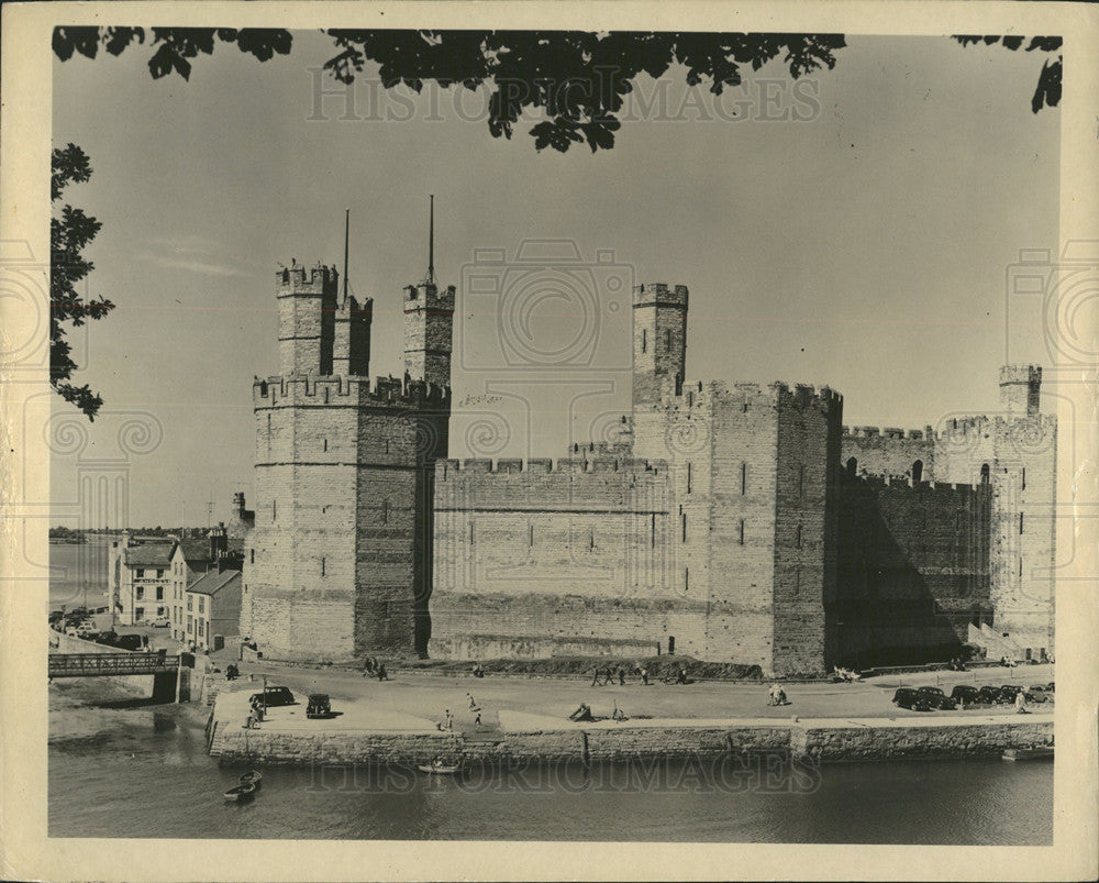 Press Photo Most Impressive Britain Castle, Caernarvon - Historic Images