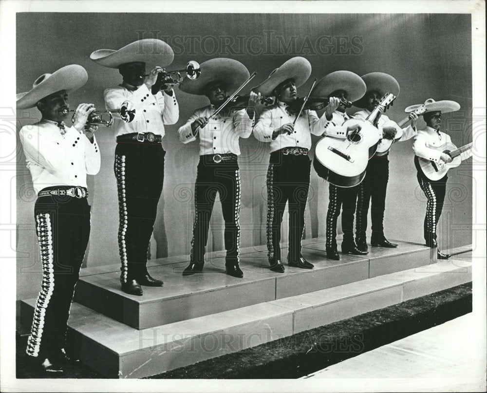 Press Photo Nat&#39;l Dances de Mexico &quot;Folklorico&quot; - Historic Images