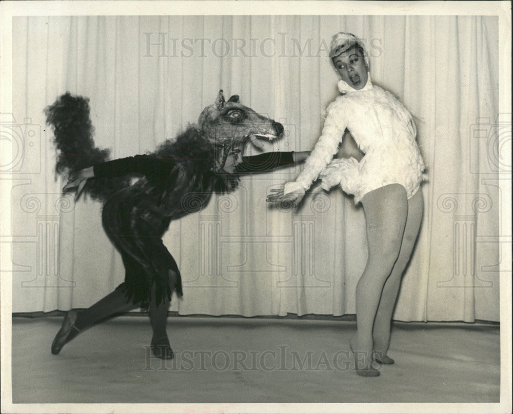 Press Photo Peter and the Wolf - Historic Images