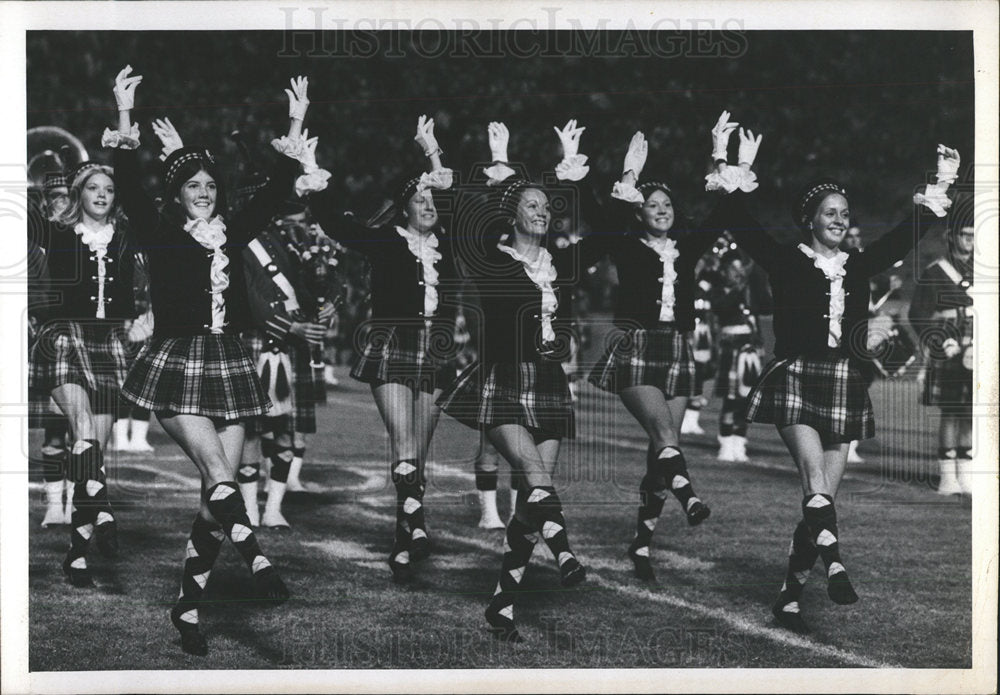 1971 Press Photo Dancers Riverview Sarasota Florida - Historic Images