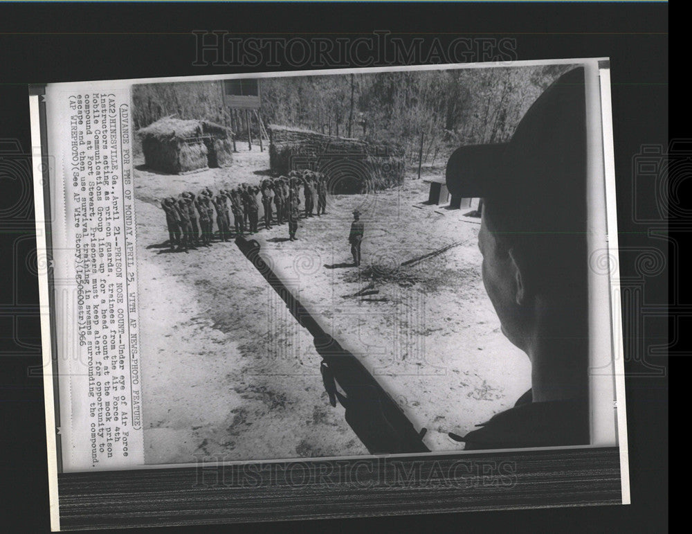 1966 Press Photo Prisoner of War training - Historic Images