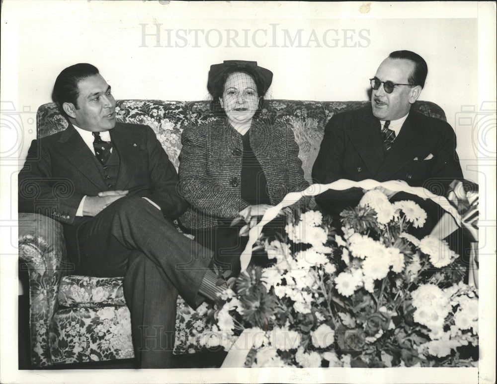 1938 Press Photo Fulgencio Batista Cuban Dictator Wife - Historic Images