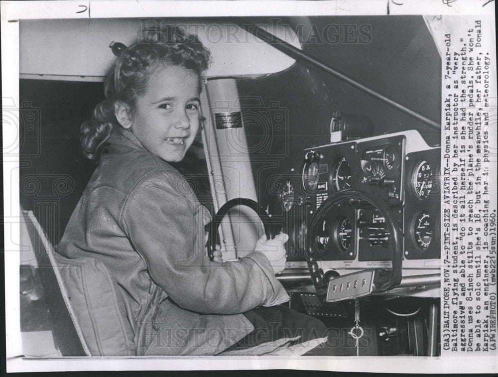 1960 Donna Karpiak Baltimore Flying Student - Historic Images