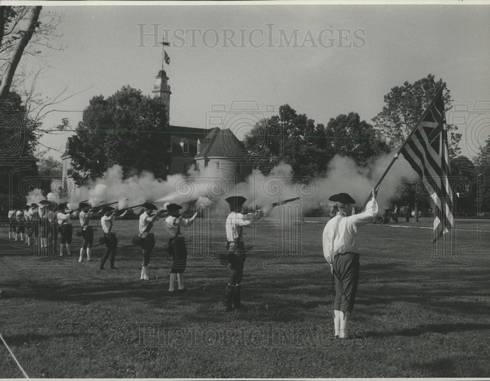 1962 Press Photo Colonial City Williamsburg Virginia - Historic Images