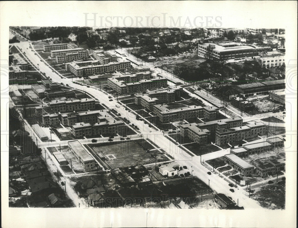 1936 Press Photo Techwood Project Atlanta PWA Housing - Historic Images