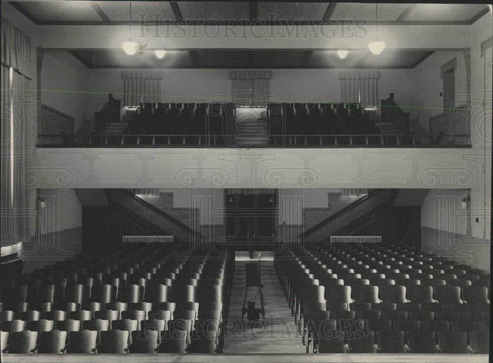 1931 Press Photo Whittier School Interior - Historic Images