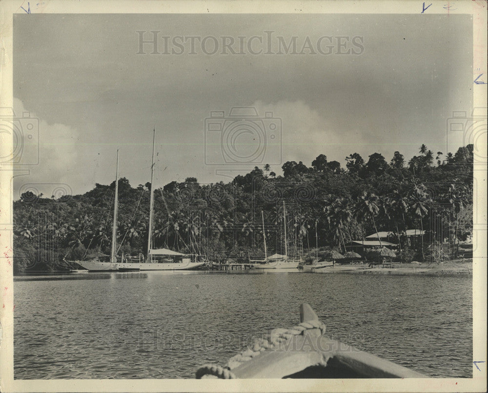 1980 Press Photo Yachts/Caribbean Islands/Boating - Historic Images