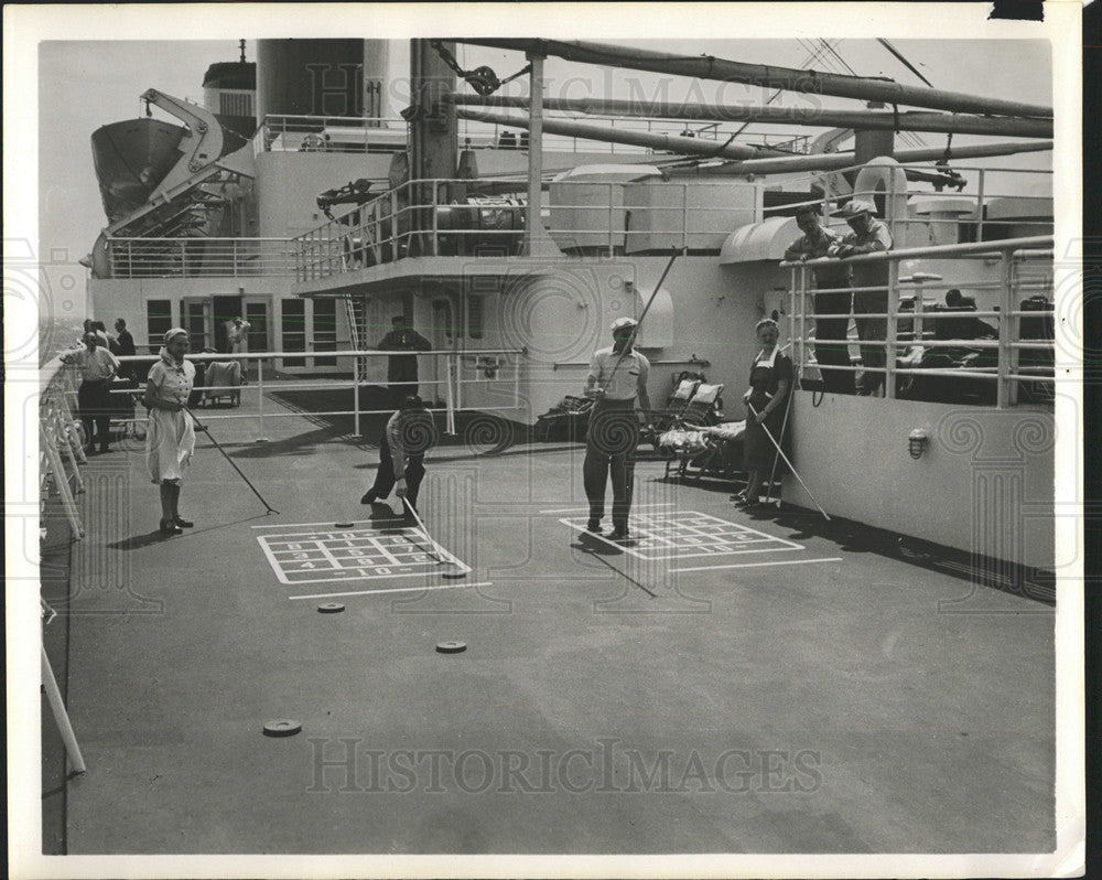 Press Photo The Luxurious, Speedy S.S United States - Historic Images
