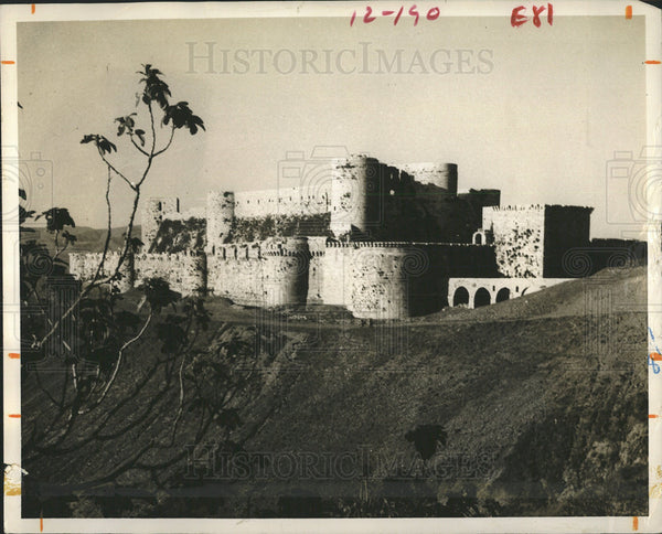 1955 Krak de Chevalier/Castle/Damascus - Historic Images