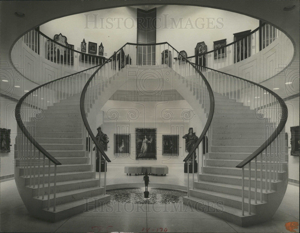 1967 Press Photo Staircases in Ponce&#39;s  Museum of Art - Historic Images