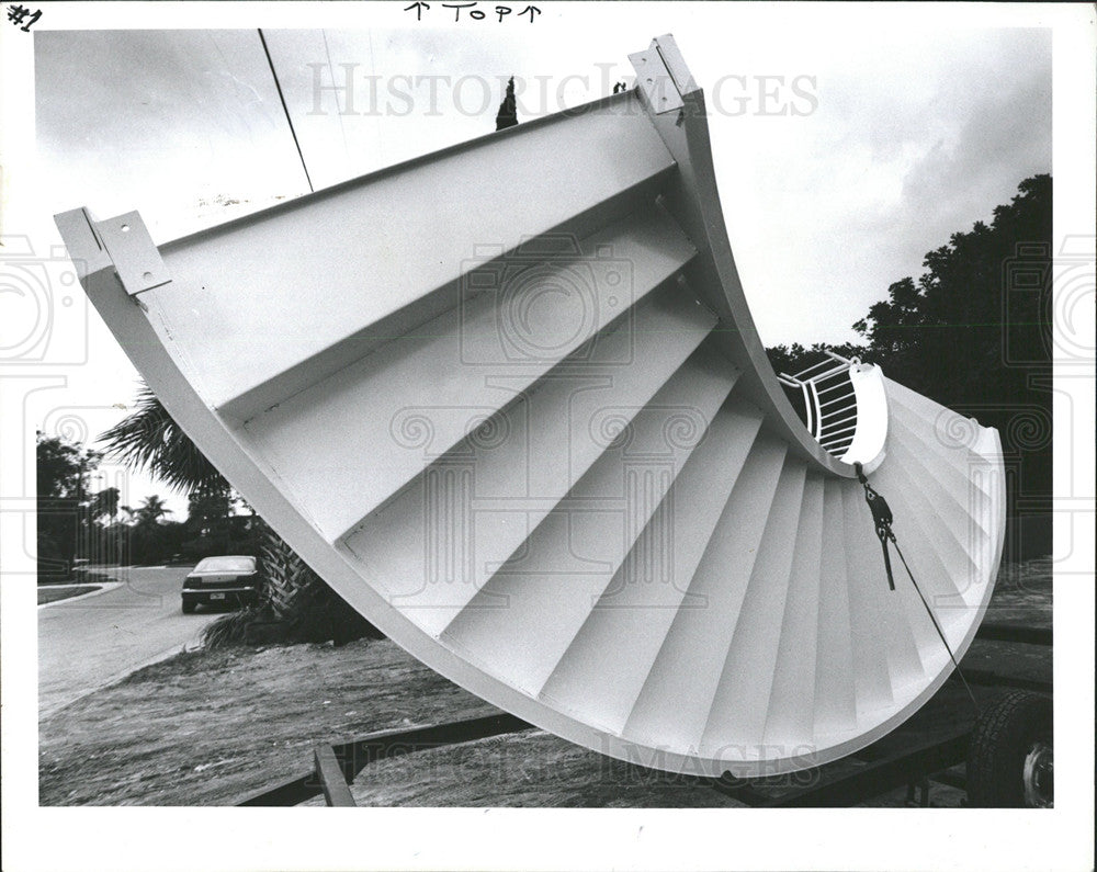 1992 Press Photo Randall DuPree Aluminium Sculpture - Historic Images