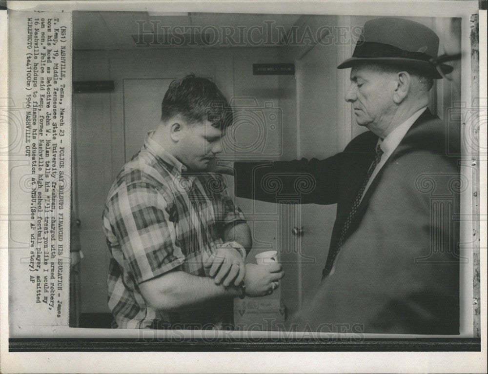 1966 Press Photo James T Kemp Tennessee University - Historic Images