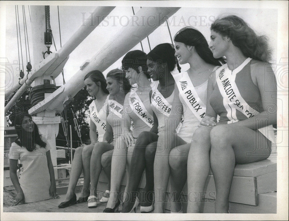 1971 Press Photo MISS TARPON SPRINGS BEAUTY PEGEANT - Historic Images