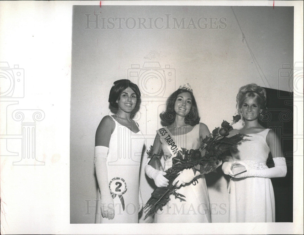 1968 Press Photo Amy Reddoch Miss Tarpon Springs Mich - Historic Images