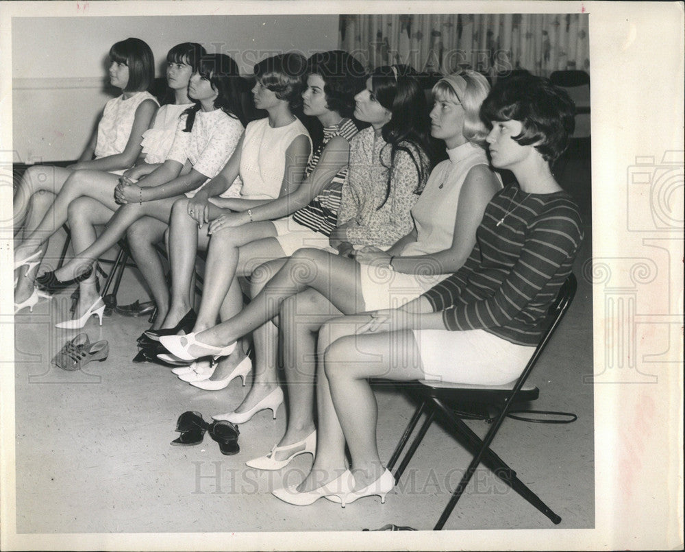 1967 Press Photo Miss Tarpon Springs Youth Center women - Historic Images