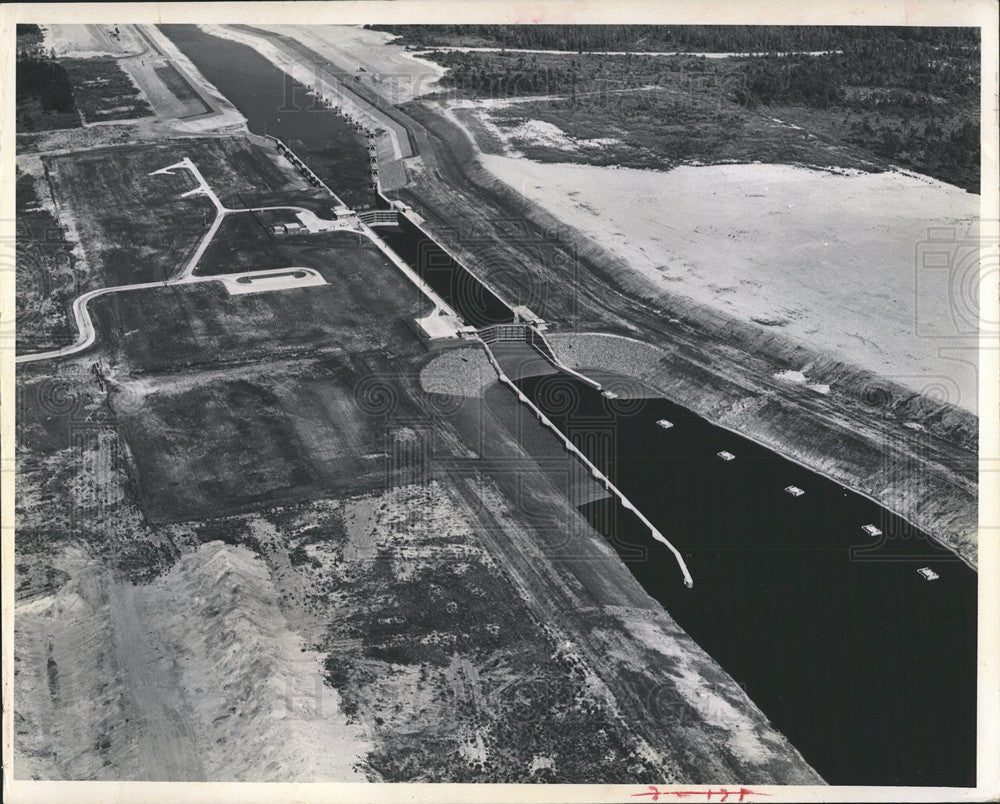 1970 Press Photo The Cross-Florida  Barge Canal - Historic Images