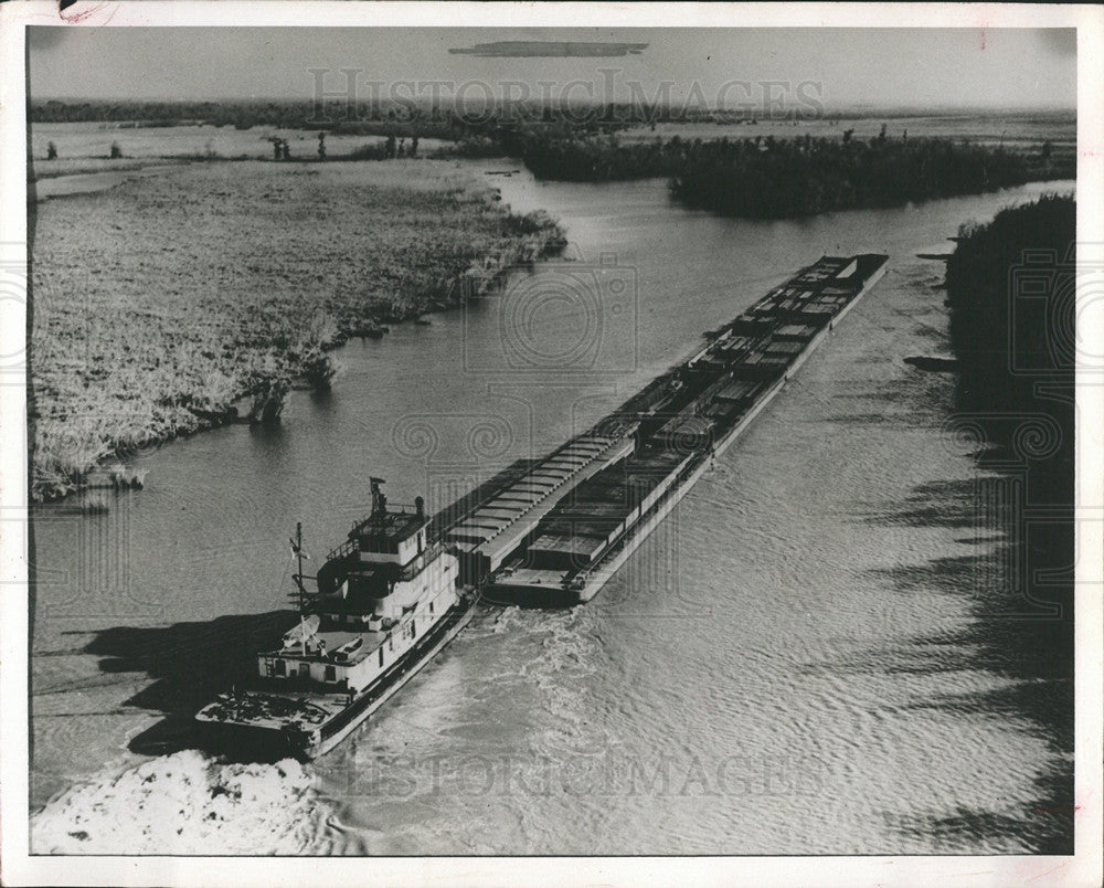 1963 Press Photo Cross-Florida Barge Canal - Historic Images