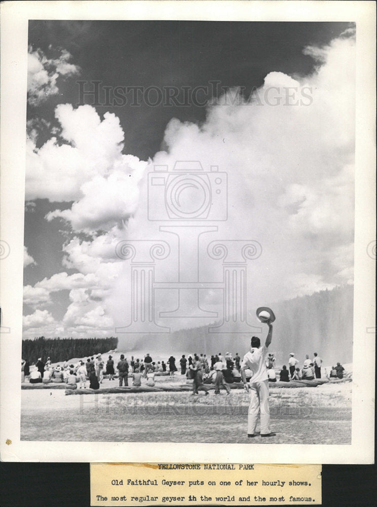 Press Photo YELLOWSTONE NATIONAL PARK - Historic Images