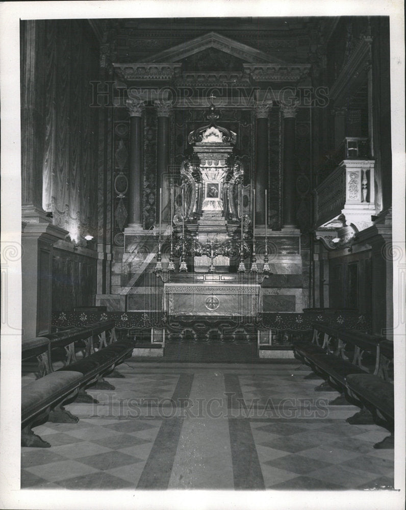 Press Photo Vatican City Pauline Chapel Italy - Historic Images