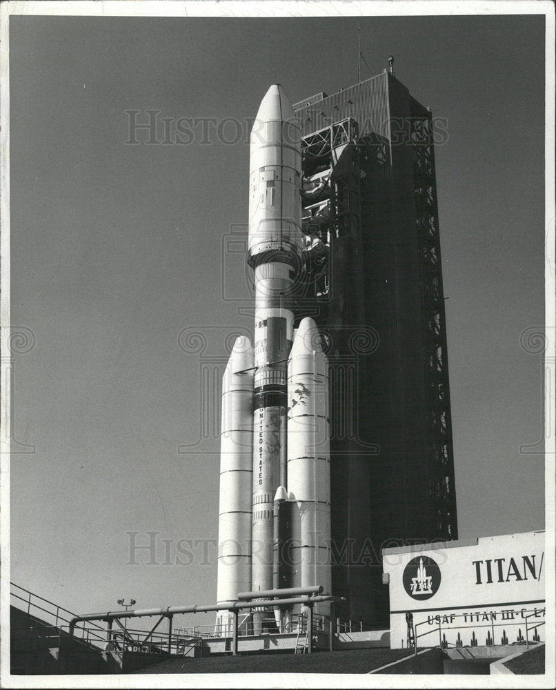 1974 Press Photo Titan III Expendable Rocket Missiles - Historic Images