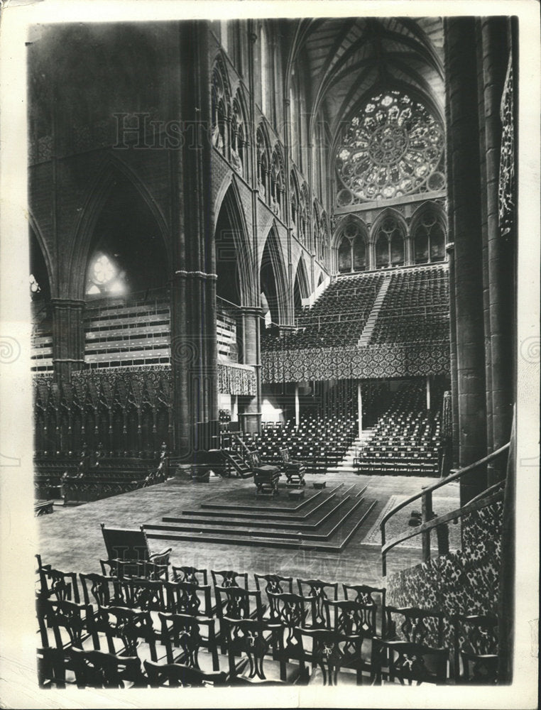 1937 Press Photo Westminster Abbey show King George V - Historic Images