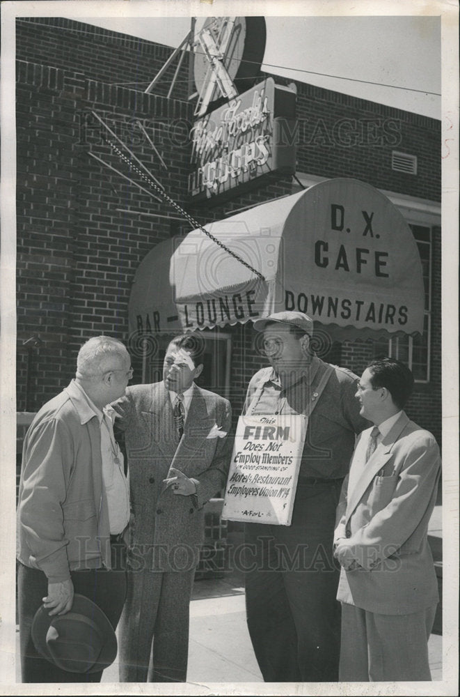 1952 Press Photo Mike Pomponio North Denver club Union - Historic Images