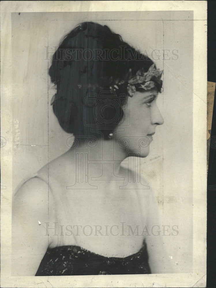 1924 Press Photo Mrs Max Melville daughter Nicholson - Historic Images