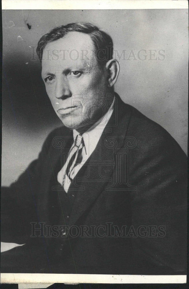 1934 Press Photo GOVERNER CLE H. OLSON - Historic Images