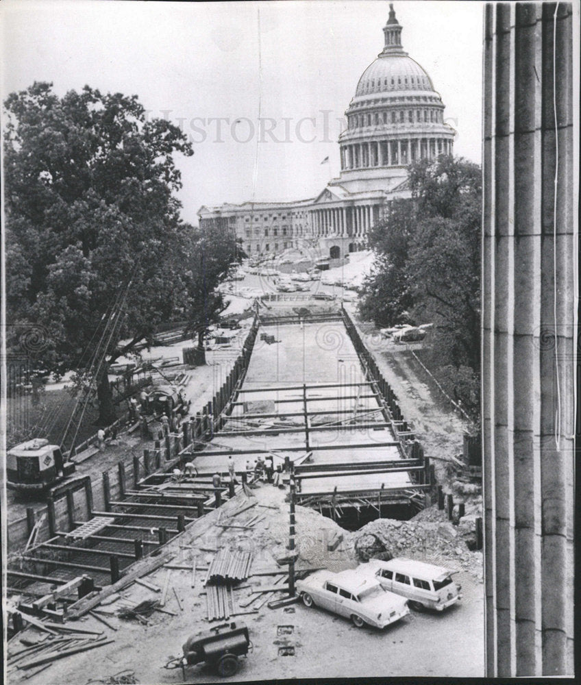 1958 Press Photo Washington D.C. Capitol Building - Historic Images