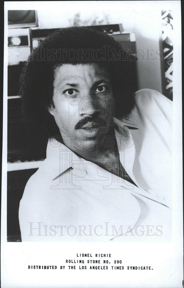 Press Photo Lionel Richie Singer Musician Truly Motown - Historic Images