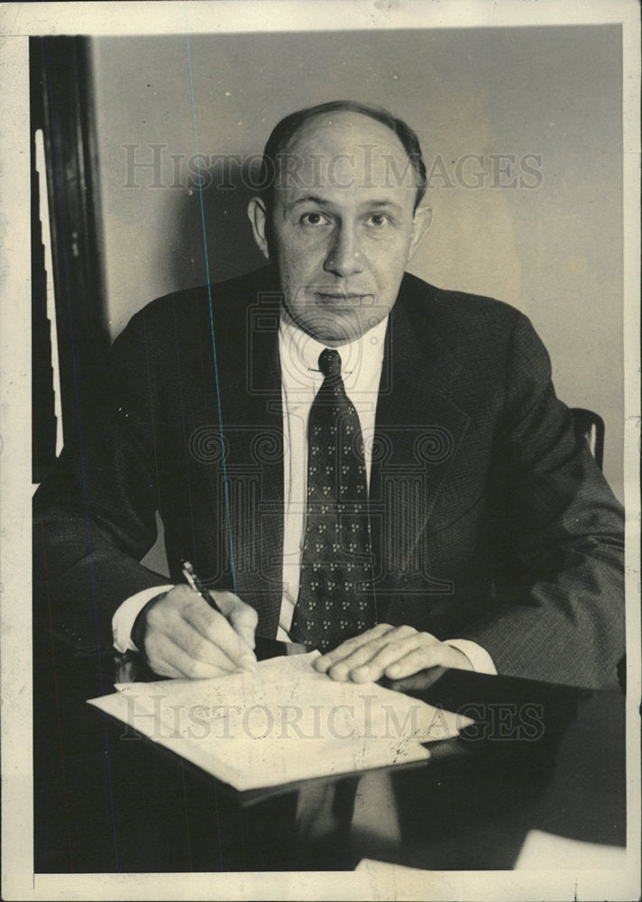 1933 Press Photo Donald Richberg, attorney - Historic Images