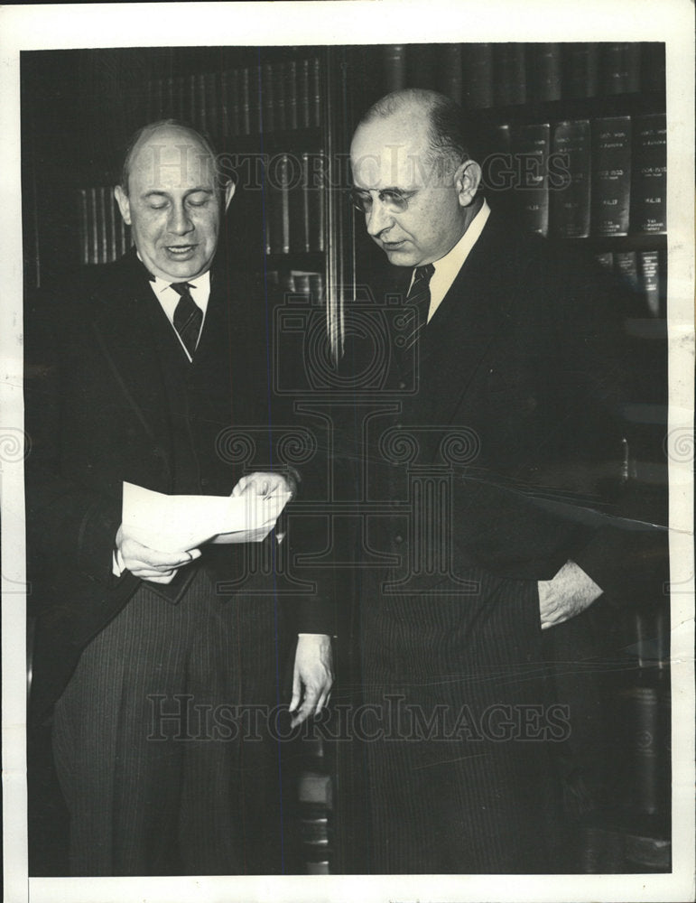 1935 Press Photo DONALD R. RICHBERG STANLEY REED - Historic Images