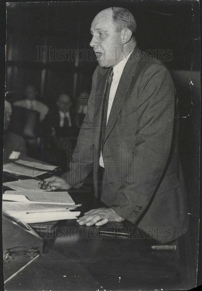 1933 Press Photo Donald Richberg Attorney Civil Servant - Historic Images