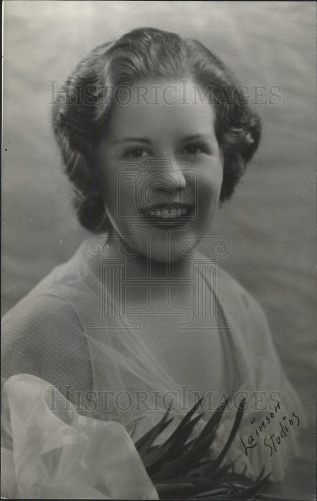 1933 Press Photo Betty Daley - Historic Images