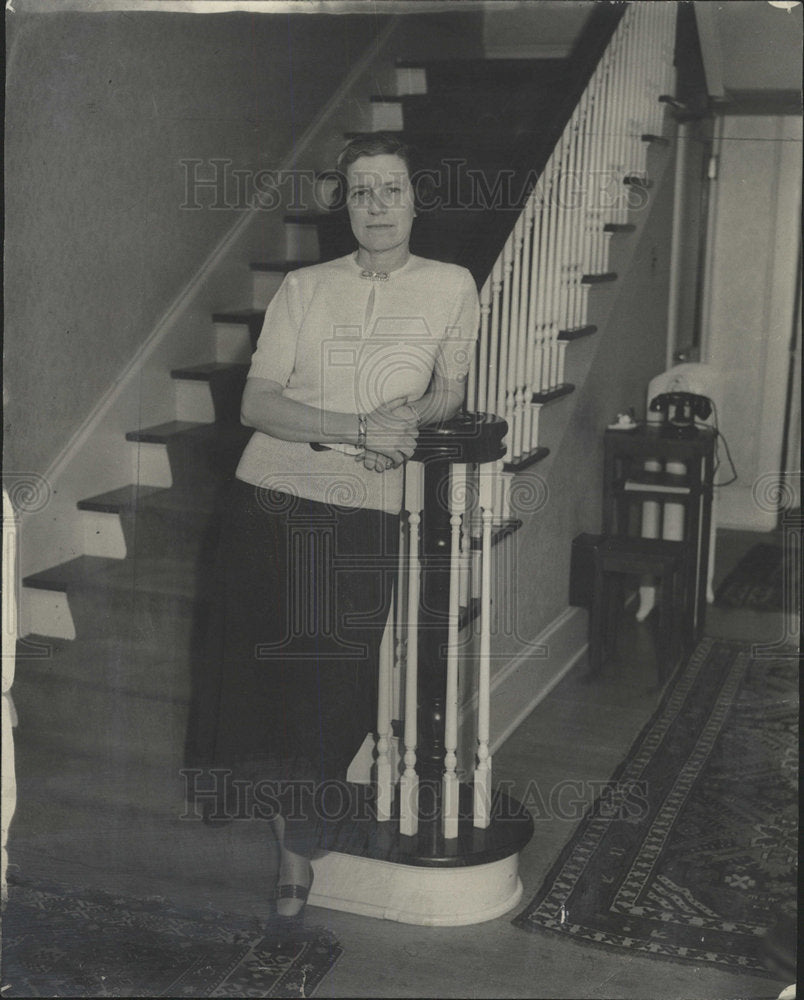 1937 Press Photo MRS. ROBERT RICE DOWNTOWN HOTEL - Historic Images