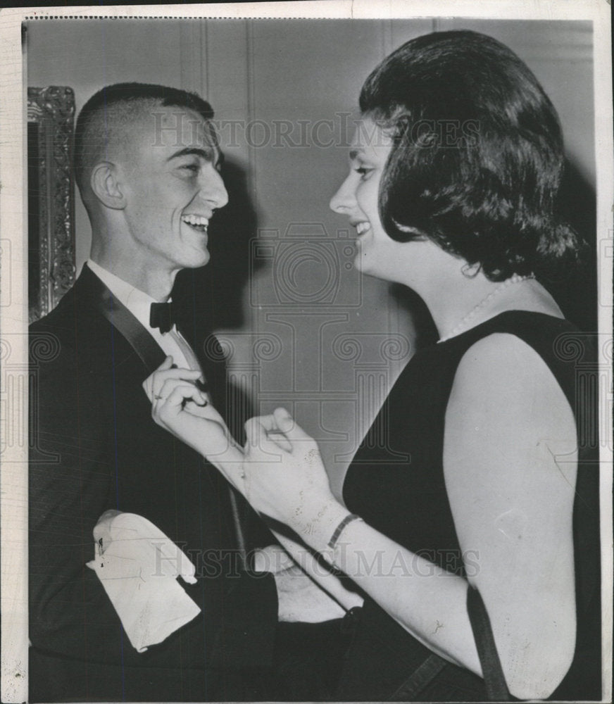 1964 Press Photo Lynda Johnson Pres Daughter Michigan - Historic Images